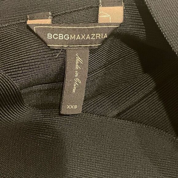 BCBG MaxAzria Black Bandage Pencil Skirt XXS Sexy Herve Leger Style - Picture 9 of 10